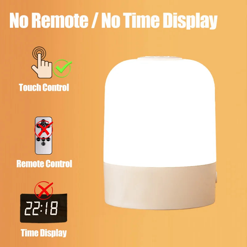 Touch Night Light Rechargeable 3 Color Wireless Baby's Room Bedside Lamp USB LED Night Light Ambient Soft Light For Kids Gift