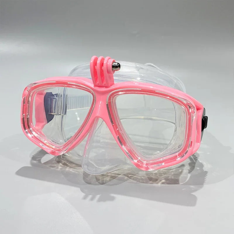 Professional Underwater Diving Mask Scuba Diving Goggles Are Suitable for GoPro Small Sports Camera All-dry Diving Glasses