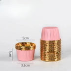 50 pcs Small Mini Pack Muffins Cup Paper Cupcake Wrappers Baking Cups Cases Muffin Boxes DIY Cake Tools Kitchen Baking Supplies