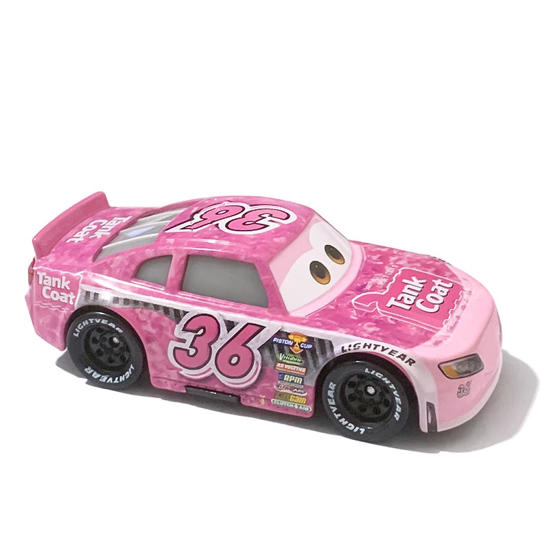 Cars 2 Cars 3 Lightning McQueen Japan Queen Mike Model Cars Toys 1:55 Metal Die Casting Pixar Cars Racing Child Gifts Toys