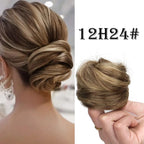 WIGSIN Synthetic Messy Dount Hair Buns Updo Chignon With Elastic Hair Exension for Women Daily Lazy Hair Accessories
