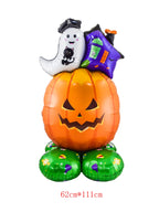 1set Giant Stand Pedestal Halloween Party Balloons Ghost Skull Pumpkin Tree Wizard Shape Balloon Halloween Decorations 2027