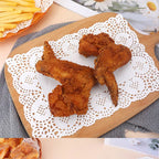 150Pcs Kitchen Fried Food Special Flower Bottom Paper Oil-absorbing Paper Baking Cake Pizza Snack Round Household Lace Paper Pad