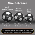 Silent Football Size 7# 5# 3# for Adults & Children Mute Bouncing Indoor No Noise Airless Soccer Ball Foam Ball Fun Sports Games