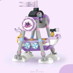 NEW Amusement Park Carousel Pirate Ship Ferris Wheel Halloween Game Street View Building Blocks Kit Girl Bricks Model Toy