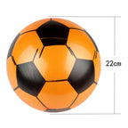 1PC Children Soccer Ball PVC Inflatable Hand Pat Football Sports Match Elastic Balls New Random Color