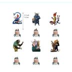 NEW Zootopia Party Favor Zootopia 2 Birthday Decoration Judy Nick Gary Party Supplies Zootropolis Coil Notebook Box Bag Card Kid