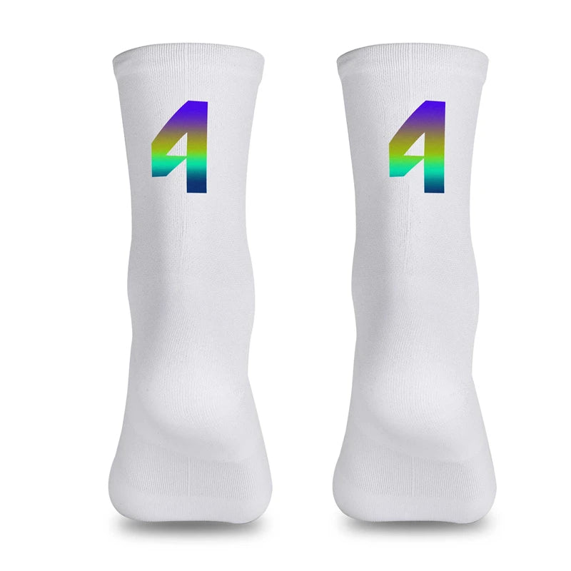WEST BIKING Professional Cycling Breathable Socks Bicycle Racing Compression Socks Men Soccer Basketball Sports Reflective Socks