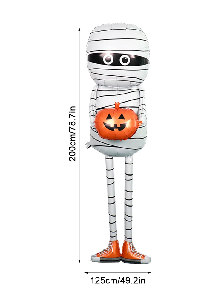 1pc Halloween Mummy balloon, Mummy Pumpkin ForHalloween Decorations, Trick or Treat Party Decoration Supplies, Party Decorations