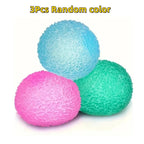 1Pc Squishy Multicolor Texture Ice Ball Squeeze Toy for Adult Soft Pinch Slow Rebound Pop Fidget Toys Halloween Christmas Gifts