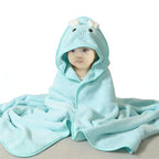 Baby Hooded Bath Towels Cartoon Animal Newborn Soft Towel Blanket Toddler Bathrobe Warm Sleeping Swaddle Wrap for Boys Girls