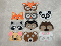Cosplay Party Masks Jungle Animal Felt Mask Kids Role Play Games Mask Children's Dress Up Party Mask Christmas Halloween Gift