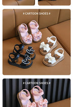 Girls Bow Princess Sandals Stylish Summer Footwear for Kids