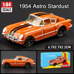 1:64 Scale JDM Corvette GT500 Firebird Daytona Stardust Alloy Diecast Models Toys Series Miniature Cars for Children's Toy Gifts