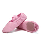 Canvas Ballet Shoes Split Sole Dance Slippers for Kids Adults