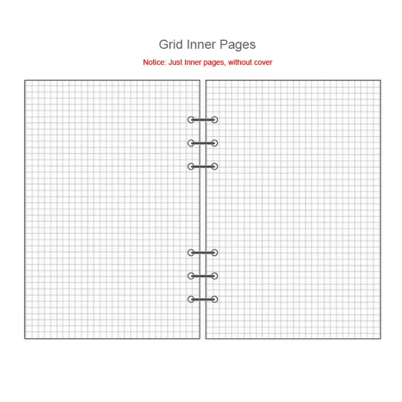 A5 A6 A7 Laser Notebook Planner Organizer Binder Books Journal Sketchbook Accessories Diary Office Supplies Notebook