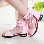 Girls Bow Sandals Princess Summer Shoes for Kids Fashion Cute Beach Wear