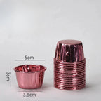 50 pcs Small Mini Pack Muffins Cup Paper Cupcake Wrappers Baking Cups Cases Muffin Boxes DIY Cake Tools Kitchen Baking Supplies