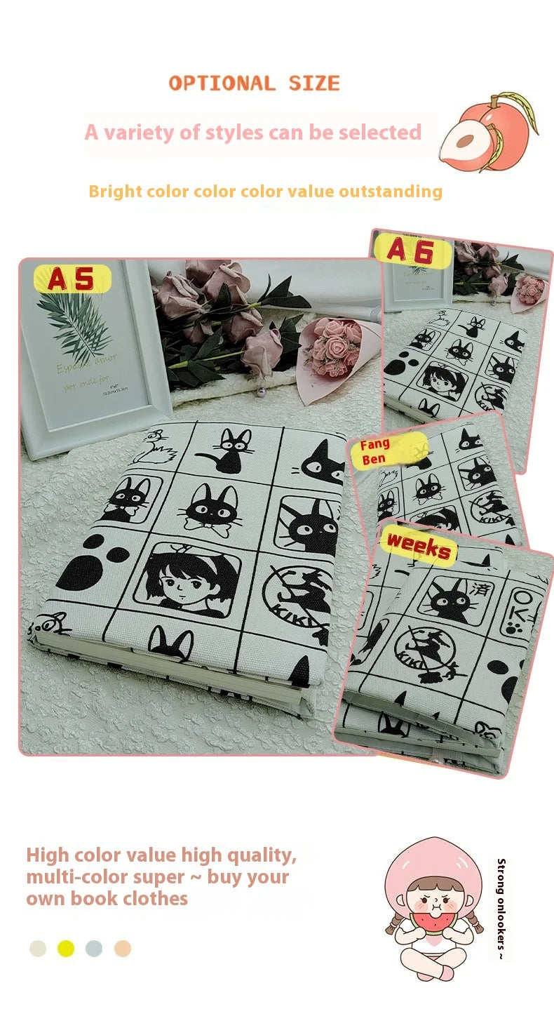 A5/A6/Weeks/Square Handmade Book Jacket, Fabric Lace Lace, Diary Protective Book Cover