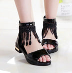 Girls Bow Sandals Princess Summer Shoes for Kids Fashion Cute Beach Wear