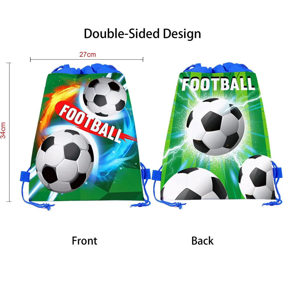 1pc Non Woven Drawstring Bag Birthday Party Gift Bag for Boys Girls Shoulder Storage Bag Multiple Themed Parties to Choose from