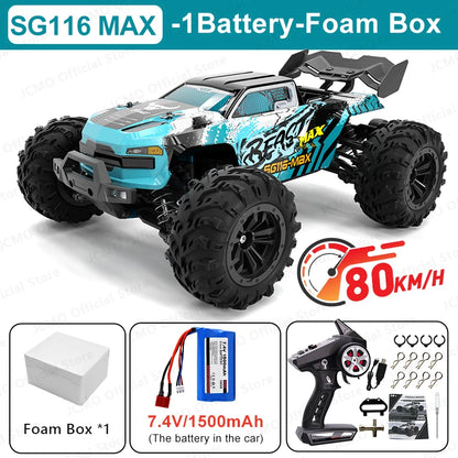 SG116MAX High Speed RC Car 4WD Brushless Off-Road Racing Toy