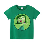 Inside Out 2 Joy Sadness Girls Boys Child T Shirt Clothes Tops Children's Clothing Summer Cute Short Sleeve Tee Kids Gift