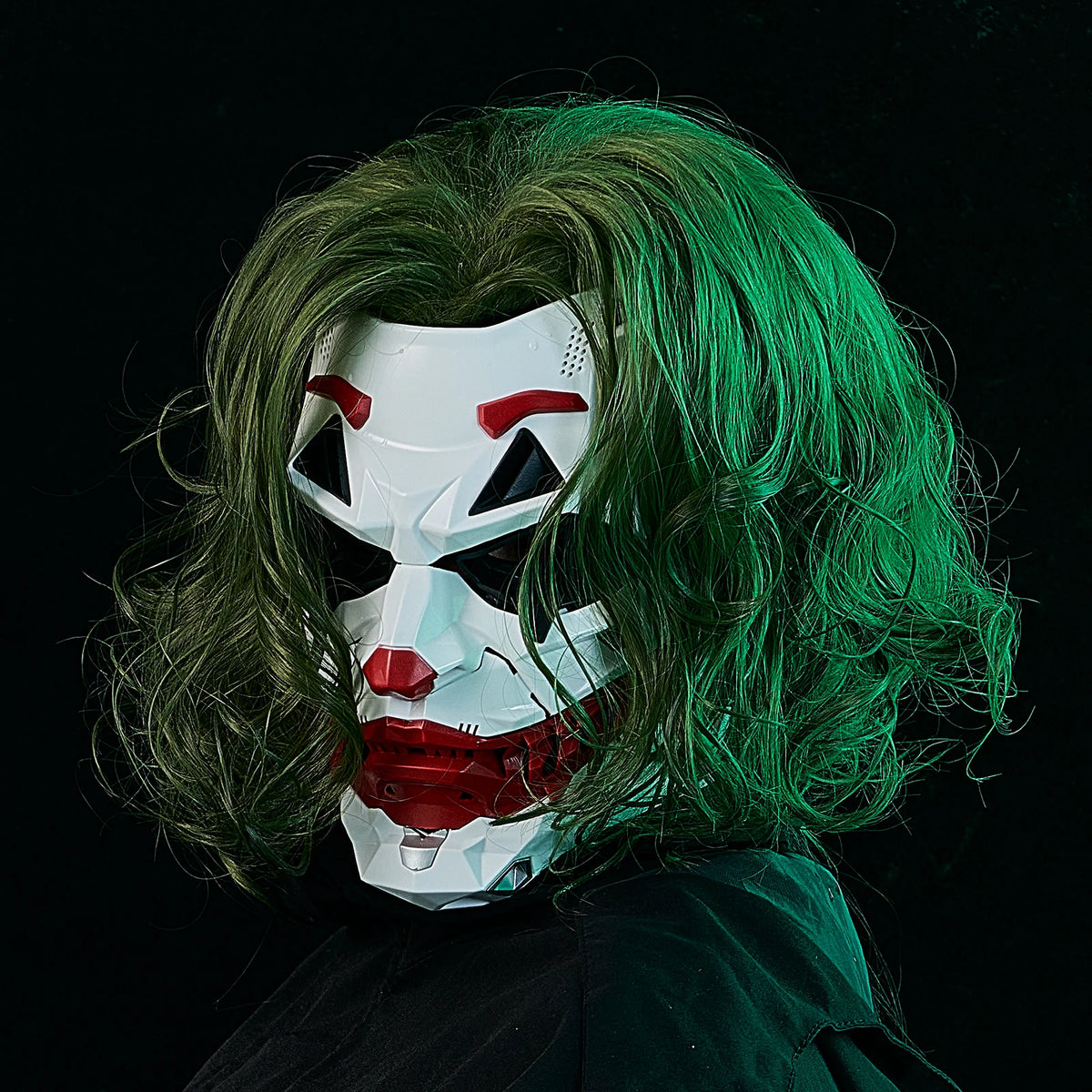Cyberpunk Masks Clown Braids 2d Cosplay Resin Custom Products Halloween Anime Role-Playing Props And Gifts Toys