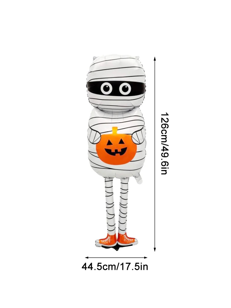 1pc Halloween Mummy balloon, Mummy Pumpkin ForHalloween Decorations, Trick or Treat Party Decoration Supplies, Party Decorations