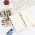 A5 A6 Frosting  Thick line Acrylic Loose Leaf Binder Cover DIY Account Book Journal Planner Office Stationery Supplies