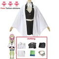Anime Kanroji Mitsuri Cosplay Costume Kimono Haori Dress Wig Clothes Halloween Costume for Adult Children