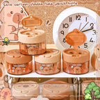 Cute Capybara Cartoon Flip-Top Dual Hole Sharpener for Kids Mini Portable Compact Pencil Sharpener School Supplies Learning Tool