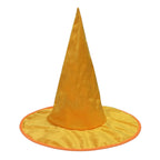 Halloween Witch Hat Flannel Wizard Costume Hat for Parties