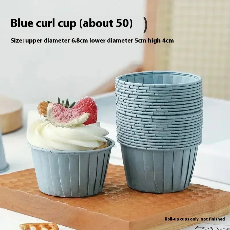50pcs Golden Muffin Cupcake Paper Cup Oilproof Cupcake Liner Baking Cup Tray Case Caissettes Cupcake Wrapper Paper Wedding Party