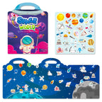 Hot New Children Scene Stickers DIY Hand-on Puzzle Sticker Books Reusable Cartoon Animal Learning Cognition Toys for Kids Gift