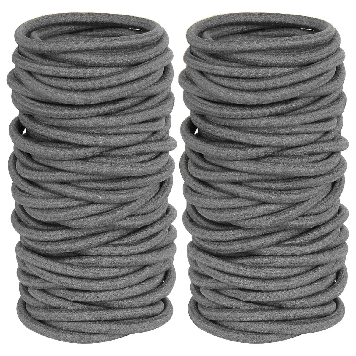 10/50pcs 4mm Mix Color Black No Damage Elastics Hair Ties Bands Leagues Pony Tails Holders for Men Women Girls and Boys Bulk