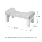New Bathroom Squatty Potty Toilet Stool for Children Pregnant Woman Seat Elderly Toilet Foot Stand Stool Bathroom Accessories