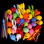 50/100 PcsNo gas pump provided Cartoon Balloons Decoration Helium Inflatable Balloons Animal Duck Rabbit Balloon