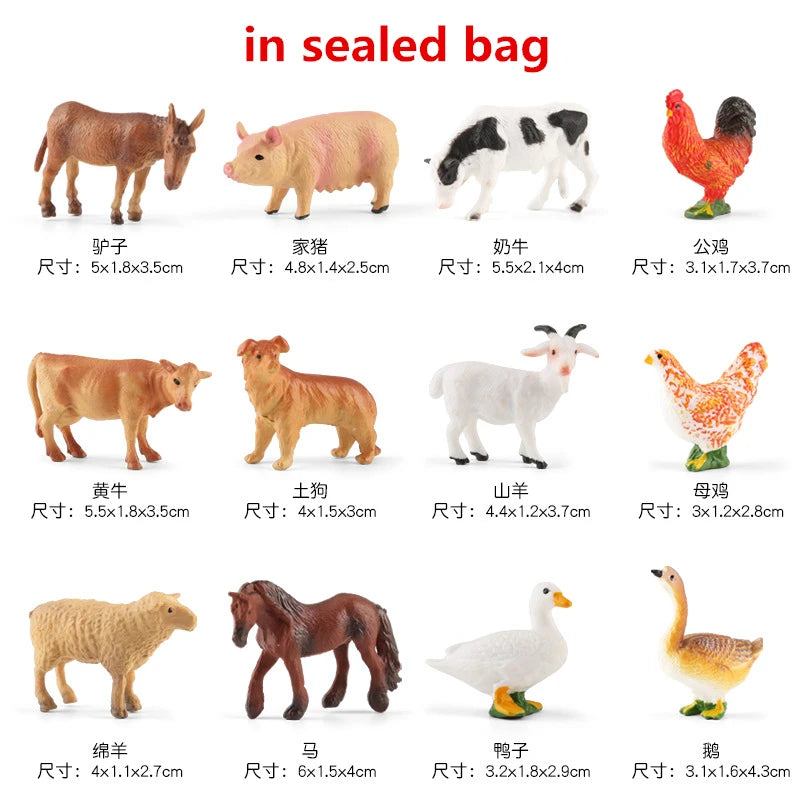 12pcs/set Plastic Simulated Sea Life Toy Model Realistic Marine Animals Whale Shark Dolphin Turtle Toys For Christmas Gifts