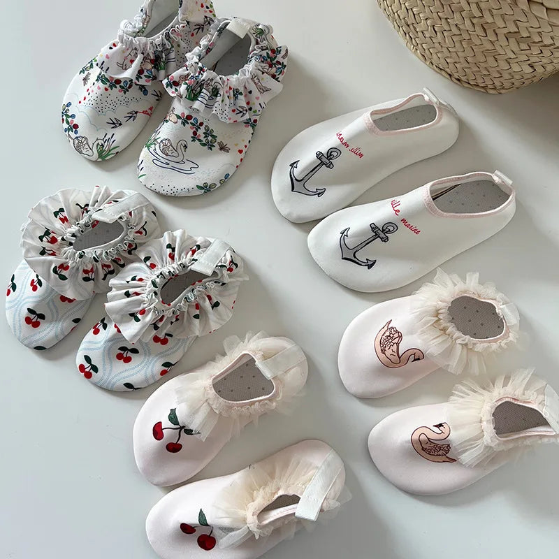 Kids Quick Dry Swimming Shoes Cartoon Beach Sandals for Children