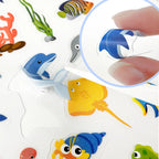 New Sticker Book Focus Potential Development Reusable Stickers Cartoon Animal Enlightenment Baby Early Education Book For Kids