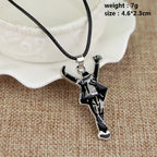 Artist Singer Michael Jackson BAD Necklace Rock Roll Everlasting Classic MJ Pendant Hot Charm Punk Jewelry Men Women Gift