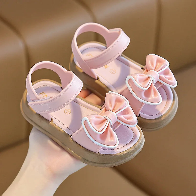 Girls Bow Princess Sandals Stylish Summer Footwear for Kids