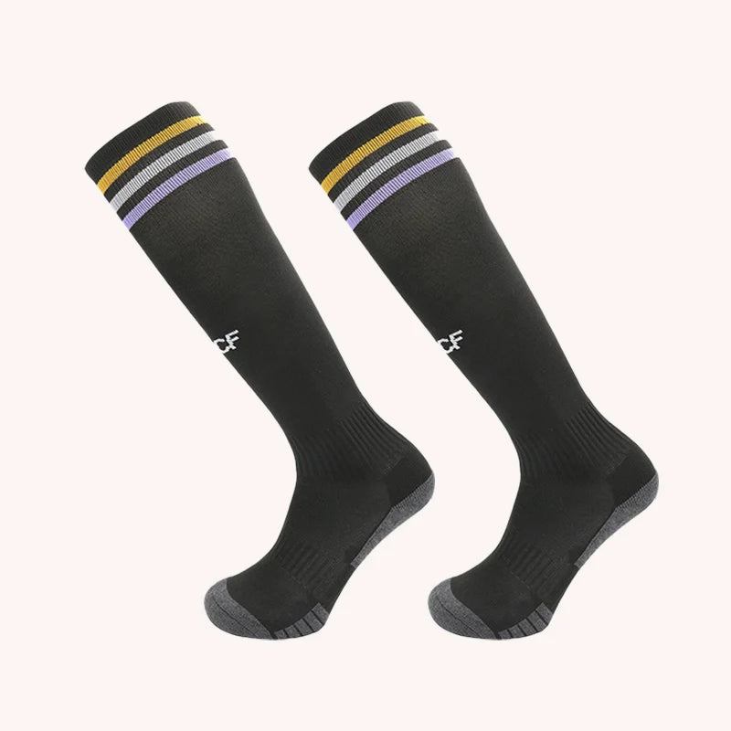 23-24 Season European Football Club Styles Children Adults Soccer Socks Boys Kid's Long Knee High Towel Bottom Sports Sock
