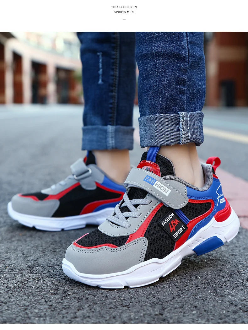 Kids Sneakers Breathable Sports Shoes for School and Play