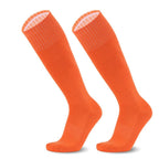Loogdeel Football Sports Socks Long Knee Cotton Solid Color Kids Legging Stockings Soccer Baseball Ankle Adults Children Socks