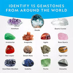 STEM Mega Gemstone Dig Kit for Kids Crystal Mining Set