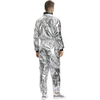 Astronaut Costume Spacesuit Silver Spaceman Men Women Space Suit Halloween Christmas Performance Spacesuit Costume Party Gift