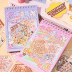 20Pcs 20in1 3D Cartoon Sticker Book | DIY Scenes Creative Gift for Kids, Portable Sticker Album for Birthday Christmas Crafts