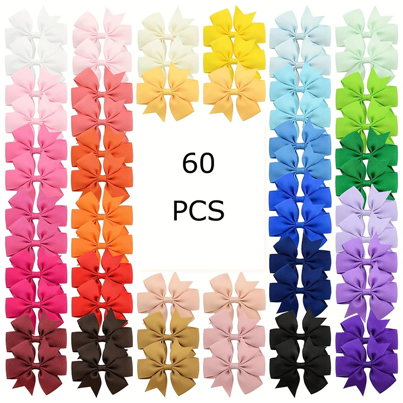 25/30/40/50/60Pcs 3inch Sunflower Hairclips for Children's Hair Accessories Wholesale Kids Baby Hairpin Girls Headclip